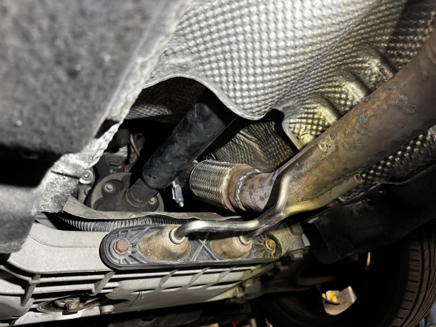 Custom stainless exhaust build Bradford